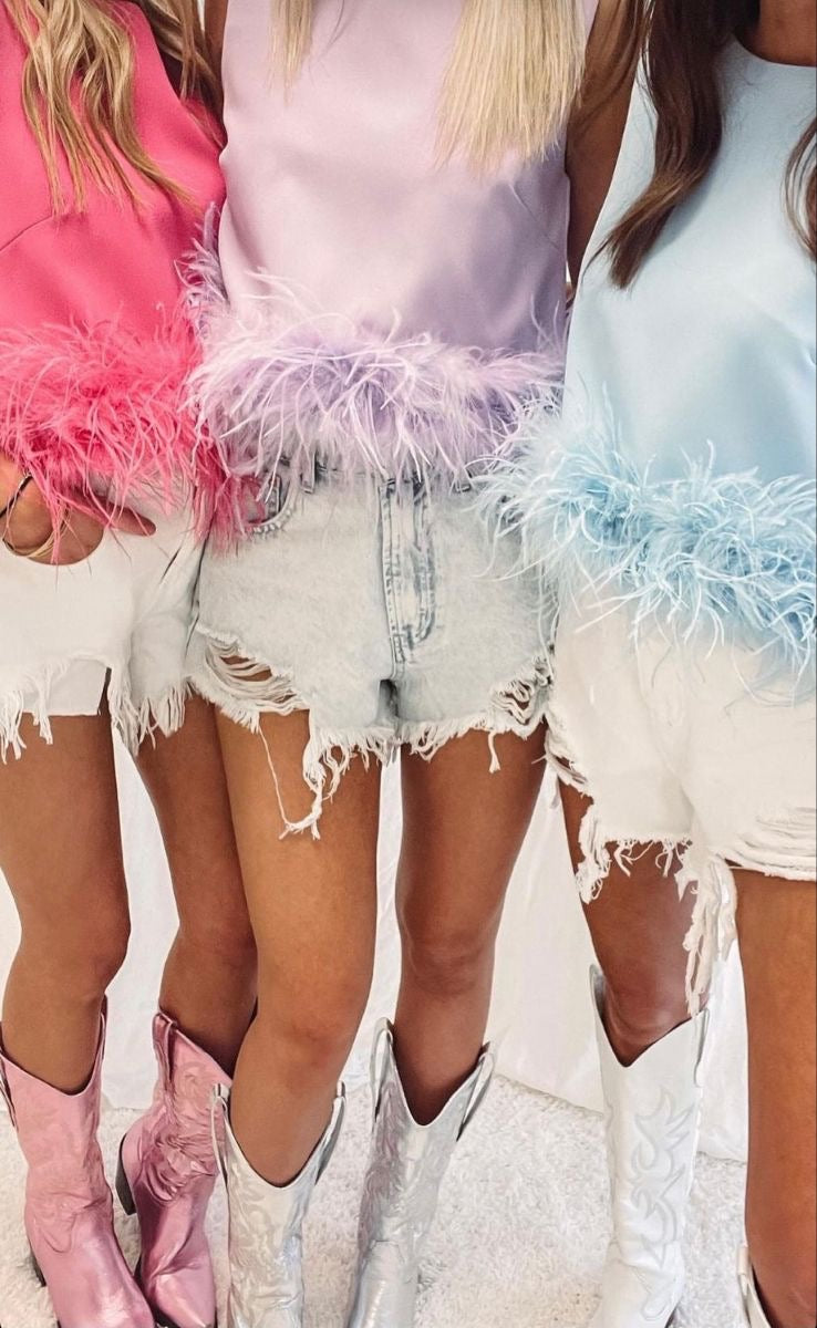 Trisha Feather Top