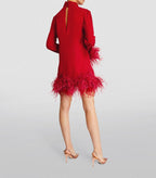 Georgia Sultry Feathered Dress