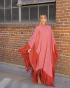 Melissa Duotone Fringe Kaaftaan