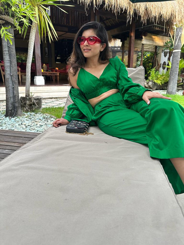 Alaaya Co-ord in Green