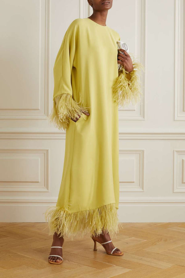 Alaska Feathered Dress