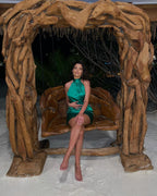 Versace Emerald Glam Dress