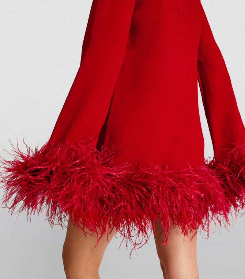 Georgia Sultry Feathered Dress