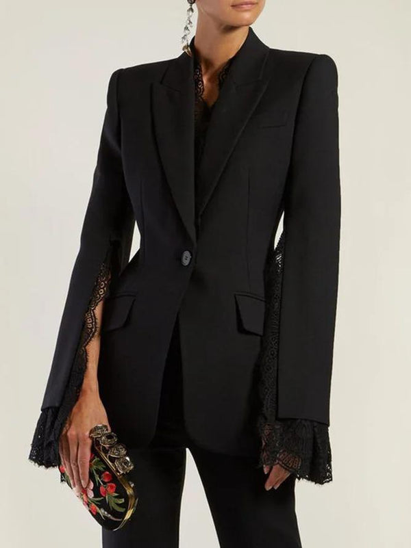 Audrey Lace Up Blazer