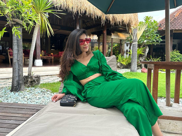 Alaaya Co-ord in Green