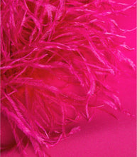 Load image into Gallery viewer, Pink Sapphire Sultry Feathered Dress

