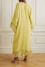 Load image into Gallery viewer, Alaska Feathered Dress
