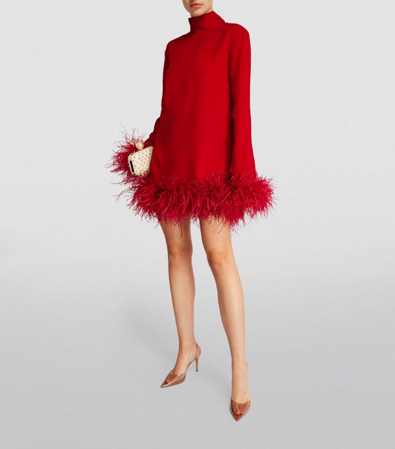 Georgia Sultry Feathered Dress
