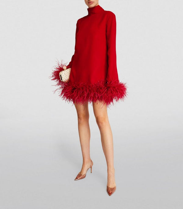 Georgia Sultry Feathered Dress