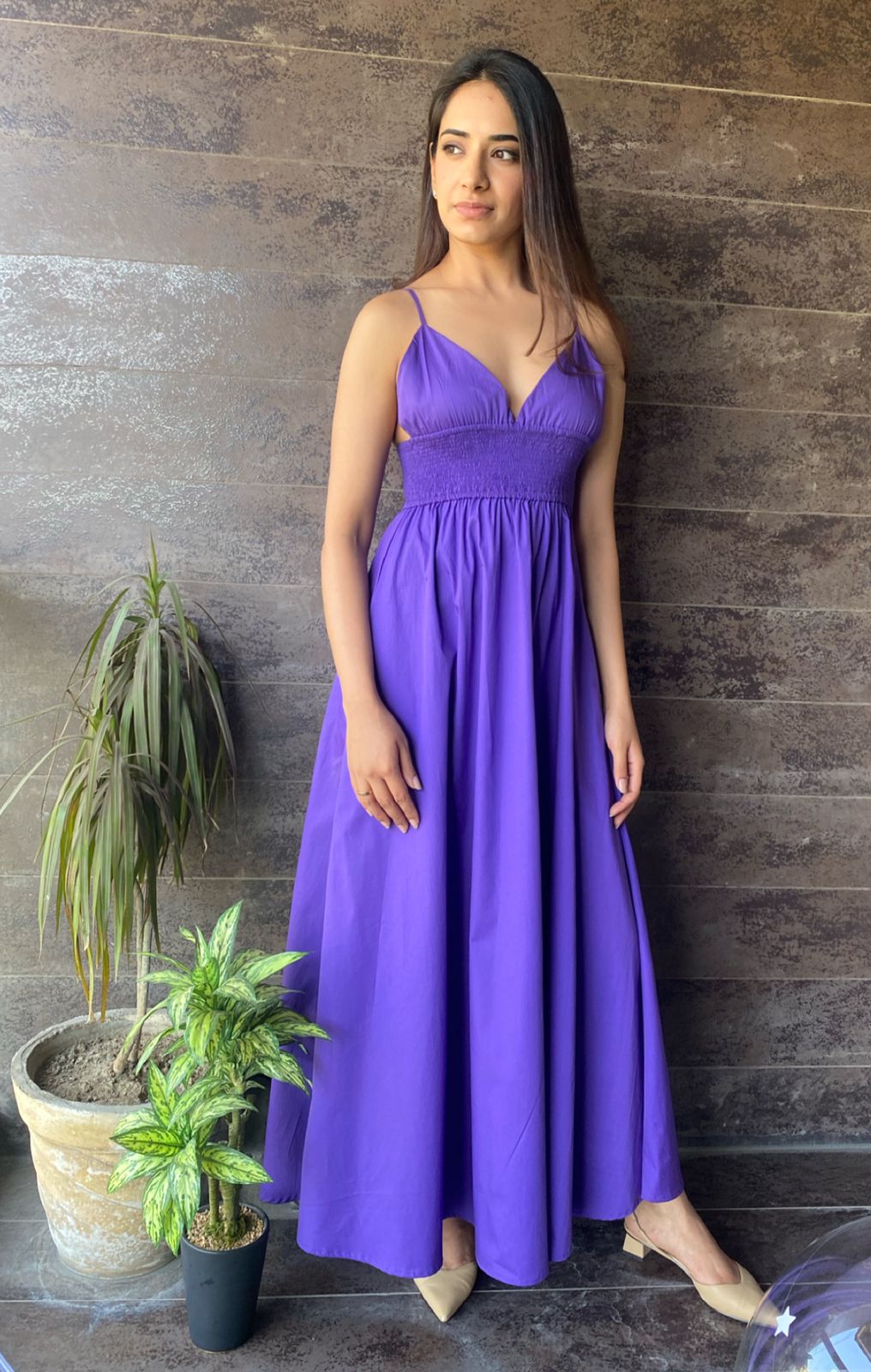 Bunch of Lavenders Maxi Dress