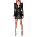 Delailah Black Sequin Dress