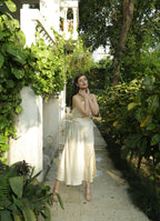 Crystal Moonlight Charm Satin Skirt