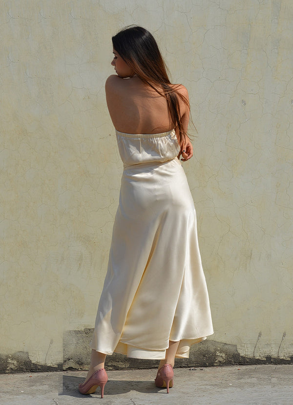 Crystal Moonlight Charm Satin Skirt